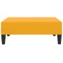 Reposapiés de terciopelo amarillo 78x56x32 cm de vidaXL, Otomanas - Ref: Foro24-337694, Precio: 82,81 €, Descuento: %