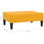 Reposapiés de terciopelo amarillo 78x56x32 cm de vidaXL, Otomanas - Ref: Foro24-337694, Precio: 82,81 €, Descuento: %