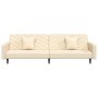 2-seater sofa bed with two cream velvet pillows by vidaXL, Sofas - Ref: Foro24-337637, Price: 227,82 €, Discount: %