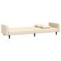 2-seater sofa bed with two cream velvet pillows by vidaXL, Sofas - Ref: Foro24-337637, Price: 227,82 €, Discount: %