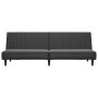 Black synthetic leather 2-seater sofa bed by vidaXL, Sofas - Ref: Foro24-337660, Price: 185,64 €, Discount: %