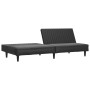 Black synthetic leather 2-seater sofa bed by vidaXL, Sofas - Ref: Foro24-337660, Price: 185,64 €, Discount: %