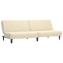 Cream velvet 2-seater sofa bed by vidaXL, Sofas - Ref: Foro24-337648, Price: 181,99 €, Discount: %