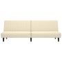 Cream velvet 2-seater sofa bed by vidaXL, Sofas - Ref: Foro24-337648, Price: 181,99 €, Discount: %