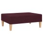 Reposapiés de tela morado 78x56x32 cm de vidaXL, Otomanas - Ref: Foro24-337685, Precio: 67,40 €, Descuento: %