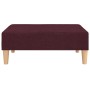 Reposapiés de tela morado 78x56x32 cm de vidaXL, Otomanas - Ref: Foro24-337685, Precio: 67,40 €, Descuento: %