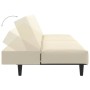 Cream velvet 2-seater sofa bed by vidaXL, Sofas - Ref: Foro24-337648, Price: 181,99 €, Discount: %