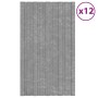 Panel para tejado acero galvanizado plata 12 unidades 80x45 cm de vidaXL, Techo - Ref: Foro24-317209, Precio: 54,99 €, Descue...