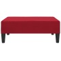 Red wine red velvet footstool 78x56x32 cm by vidaXL, Ottomans - Ref: Foro24-337692, Price: 81,71 €, Discount: %