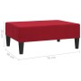 Red wine red velvet footstool 78x56x32 cm by vidaXL, Ottomans - Ref: Foro24-337692, Price: 81,71 €, Discount: %