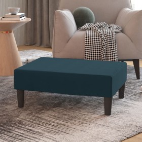 Blue velvet footstool 78x56x32 cm by vidaXL, Ottomans - Ref: Foro24-337686, Price: 89,99 €, Discount: %