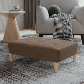 Brown fabric footrest 78x56x32 cm by vidaXL, Ottomans - Ref: Foro24-337719, Price: 87,25 €, Discount: %