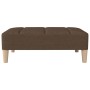 Brown fabric footrest 78x56x32 cm by vidaXL, Ottomans - Ref: Foro24-337719, Price: 87,39 €, Discount: %