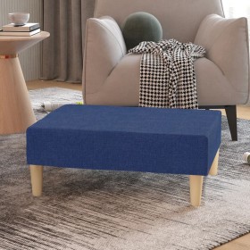 Blue fabric footstool 78x56x32 cm by vidaXL, Ottomans - Ref: Foro24-337680, Price: 87,39 €, Discount: %