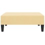 Cream velvet footstool 78x56x32 cm by vidaXL, Ottomans - Ref: Foro24-337696, Price: 66,99 €, Discount: %