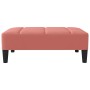 Reposapiés de terciopelo rosa 78x56x32 cm de vidaXL, Otomanas - Ref: Foro24-337732, Precio: 81,00 €, Descuento: %