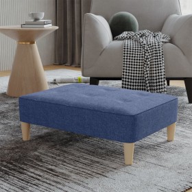 Blue fabric footstool 78x56x32 cm by vidaXL, Ottomans - Ref: Foro24-337721, Price: 82,99 €, Discount: %