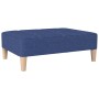 Fußhocker aus blauem Stoff, 78 x 56 x 32 cm von vidaXL, Osmanen - Ref: Foro24-337721, Preis: 82,58 €, Rabatt: %