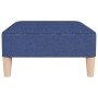 Fußhocker aus blauem Stoff, 78 x 56 x 32 cm von vidaXL, Osmanen - Ref: Foro24-337721, Preis: 82,99 €, Rabatt: %