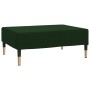 Taburete de terciopelo verde oscuro 78x56x32 cm de vidaXL, Otomanas - Ref: Foro24-337700, Precio: 95,99 €, Descuento: %