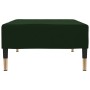 Taburete de terciopelo verde oscuro 78x56x32 cm de vidaXL, Otomanas - Ref: Foro24-337700, Precio: 95,99 €, Descuento: %