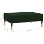 Taburete de terciopelo verde oscuro 78x56x32 cm de vidaXL, Otomanas - Ref: Foro24-337700, Precio: 95,99 €, Descuento: %