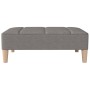 Reposapiés de tela gris claro 78x56x32 cm de vidaXL, Otomanas - Ref: Foro24-337715, Precio: 92,99 €, Descuento: %