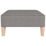 Reposapiés de tela gris claro 78x56x32 cm de vidaXL, Otomanas - Ref: Foro24-337715, Precio: 92,99 €, Descuento: %