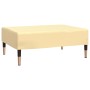 Reposapiés de terciopelo crema 78x56x32 cm de vidaXL, Otomanas - Ref: Foro24-337707, Precio: 96,38 €, Descuento: %