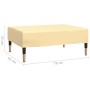 Reposapiés de terciopelo crema 78x56x32 cm de vidaXL, Otomanas - Ref: Foro24-337707, Precio: 96,38 €, Descuento: %