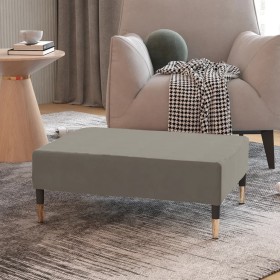 Light gray velvet stool 78x56x32 cm by vidaXL, Ottomans - Ref: Foro24-337698, Price: 75,99 €, Discount: %