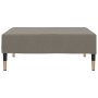 Taburete de terciopelo gris claro 78x56x32 cm de vidaXL, Otomanas - Ref: Foro24-337698, Precio: 75,01 €, Descuento: %