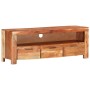 Solid acacia wood TV cabinet 110x30x40 cm by vidaXL, TV Furniture - Ref: Foro24-338027, Price: 189,14 €, Discount: %