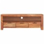 Solid acacia wood TV cabinet 110x30x40 cm by vidaXL, TV Furniture - Ref: Foro24-338027, Price: 189,14 €, Discount: %