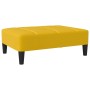 Reposapiés de terciopelo amarillo 78x56x32 cm de vidaXL, Otomanas - Ref: Foro24-337735, Precio: 77,56 €, Descuento: %