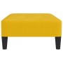 Reposapiés de terciopelo amarillo 78x56x32 cm de vidaXL, Otomanas - Ref: Foro24-337735, Precio: 77,56 €, Descuento: %