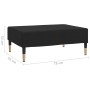 Black velvet footrest 78x56x32 cm by vidaXL, Ottomans - Ref: Foro24-337704, Price: 85,22 €, Discount: %