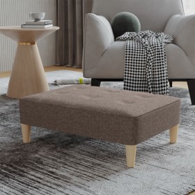 Taupe gray fabric footstool 78x56x32 cm by vidaXL, Ottomans - Ref: Foro24-337725, Price: 82,99 €, Discount: %