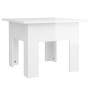 White gloss engineered wood coffee table 55x55x42 cm by vidaXL, Coffee table - Ref: Foro24-810241, Price: 27,29 €, Discount: %