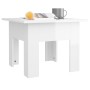 White gloss engineered wood coffee table 55x55x42 cm by vidaXL, Coffee table - Ref: Foro24-810241, Price: 27,29 €, Discount: %