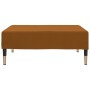 Brown velvet footrest 78x56x32 cm by vidaXL, Ottomans - Ref: Foro24-337706, Price: 78,99 €, Discount: %