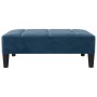 Reposapiés de terciopelo azul 78x56x32 cm de vidaXL, Otomanas - Ref: Foro24-337727, Precio: 77,99 €, Descuento: %