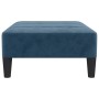 Reposapiés de terciopelo azul 78x56x32 cm de vidaXL, Otomanas - Ref: Foro24-337727, Precio: 77,99 €, Descuento: %