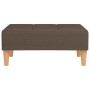 Taupe gray fabric footrest 78x56x32 cm by vidaXL, Ottomans - Ref: Foro24-337755, Price: 78,73 €, Discount: %