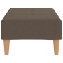 Taupe gray fabric footrest 78x56x32 cm by vidaXL, Ottomans - Ref: Foro24-337755, Price: 78,73 €, Discount: %