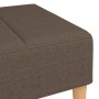 Taupe gray fabric footrest 78x56x32 cm by vidaXL, Ottomans - Ref: Foro24-337755, Price: 78,73 €, Discount: %