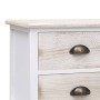 Mueble de TV madera paulownia blanco y marrón claro 108x30x40cm de vidaXL, Muebles TV - Ref: Foro24-338530, Precio: 144,99 €,...