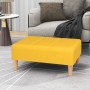 Yellow fabric footstool 78x56x32 cm by vidaXL, Ottomans - Ref: Foro24-337753, Price: 63,77 €, Discount: %