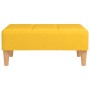 Reposapiés de tela amarillo 78x56x32 cm de vidaXL, Otomanas - Ref: Foro24-337753, Precio: 63,77 €, Descuento: %