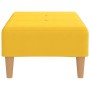 Reposapiés de tela amarillo 78x56x32 cm de vidaXL, Otomanas - Ref: Foro24-337753, Precio: 63,77 €, Descuento: %